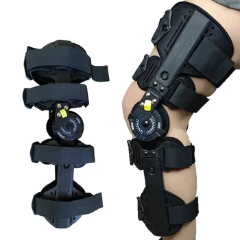 0-120 Grade Reglabil ROM Balamale Genunchi Bretele Bretele Picior de Sprijin Stabilizator Accidentare la Genunchi Daune Ligament Reparații