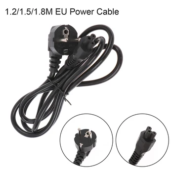 1 buc 1.2/1.5/1.8 M UE Cablu de Alimentare pentru Laptop cu 3 pini Adaptor Incarcator Priza prelungitor Pentru Televiziune Printer Laptop, TV