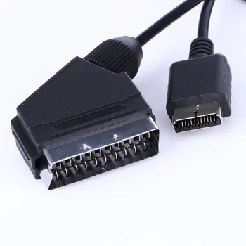 10 buc 1,8 M RGB SCART Cablu AV Plumb pentru Playstation PS2 PS3 Slim line Joc Consola