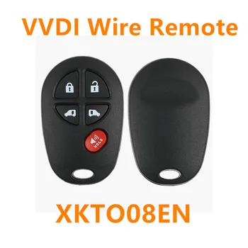 10buc/lot Xhorse universal VVDI fir de control de la distanță XKTO08EN nu transpponder chip pentru Toyota VVDI Mini Instrument-Cheie VVDI2
