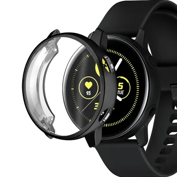 10buc/pachet,Caz Pentru Samsung galaxy watch activ, capacul barei de protecție Accesorii Protector Plin de acoperire de silicon, Ecran Prote