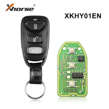 10buc Xhorse 3+1 Butoane XKHY01EN VVDI Sârmă Cheie de la Distanță Versiune în limba engleză pentru Hyundai pentru VVDI Instrument-Cheie