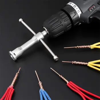 1BUC Automată de Sârmă Stripteuză Manuale și Electrice, Instrumente de Linie Generală Cablu Peeling Răsucire Conector Burghiu pentru Electrician