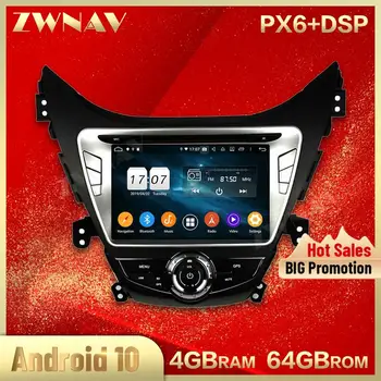 2 din Android 10.0 ecran Mașina player Multimedia Pentru Hyundai Elantra 2011-2013 Avante radio stereo GPS navi șeful unității auto stereo Imagine 0