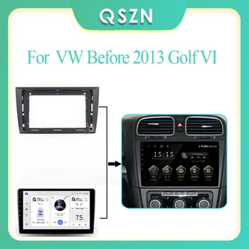2 Din DVD Stereo Cadru Radio Auto Fascia Pentru toate modelele VW Inainte de 2013 Golf VI 9inch Auto Radio Montare pe Panou de Bord Tapiterie Kit