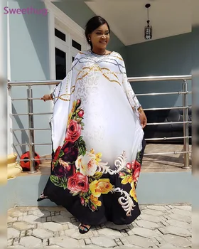 2021 Africa de Îmbrăcăminte din Africa Rochii Pentru Femei Musulmane Rochie Lungă, de Înaltă Calitate, Lungime 145cm Print African Rochie