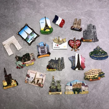 3D Rășină Magnet de Frigider Eiffeltower franceză Paris tour suvenir magnet pentru Frigider Detașabil Bucătărie Magnet Autocolant Decor Acasă