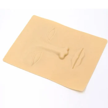 3D Silicon 1 buc Fata Microblading Tatuaj Practică Piele Fals Skin-uri Pentru Incepatori Machiaj Permanent Practică Imagine 0