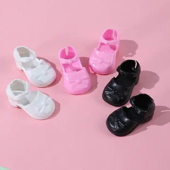 3pair Papusa Pantofi pentru 1/6 & 28cm &12 Inch Bjd Papusa Grăsime Organism Dress Up Sandale Pantofi Plat Fata de Bricolaj Copil Jucărie Accesorii Imagine 0