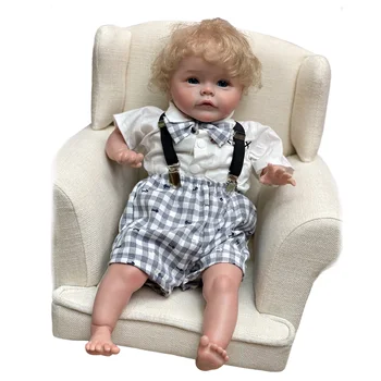 45cm Renăscut Baby Dolls 3D Pictat SueSue Bebe Renăscut Menina Boneca Renascida Manual Realiste, Real Soft Touch Pluș Copilul