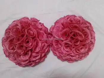 50cm prune interior floare de plastic ball-saruta decor nunta bila-2pc/lot