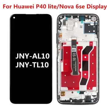 6.4 Pentru Huawei P40 Lite JNY-AL10 JNY-TL10 Display LCD Touch Ecran Pentru Huawei Nova 6SE LCD Digitizer Display Piese de schimb