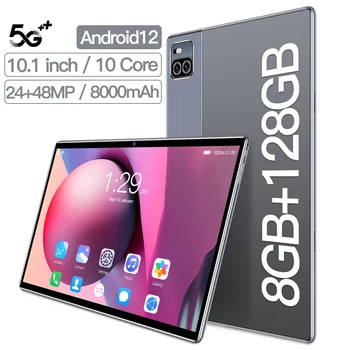 Android 12 Tableta X101 8800mAh GPS Qualcomm 870 10 Core Google Play WIFI Pad 8+ 128GB Dual SIM 48MP Vânzare Fierbinte Laptop 10.1 Inch PC
