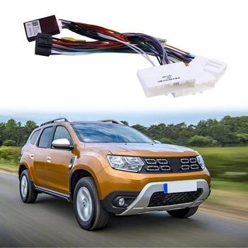 Android auto Stereo 16PIN Puterea Fasciculului de Cabluri Cablu Adaptor cu CANbus Cutie pentru Renault Dacia Duster /Arkana /XM3 Imagine 0