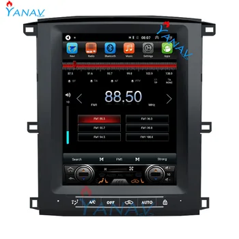 android ecran vertical stereo auto pentru TOYOTA LAND CRUISER LC100 2002-2007 navigatie GPS radio auto multimedia video și DVD player
