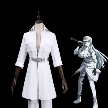 Anime, benzi Desenate Celule la locul de Muncă ! COD NEGRU ! Costume Cosplay Hakkekkyuu U 1196 Cosplay Costum Uniforme Haine Costume alb Seturi