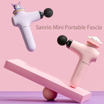 Anime Drăguț Sanrioed Mini Portabil Fascia Arma Kawaii MyMelody Kuromi Cinnamoroll Relaxare Musculară Acasă De Fitness, Masaj Cadou
