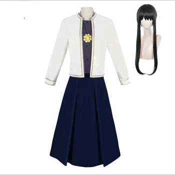Anime Spion X Familiei Yor Falsificator Cosplay Dress Haina Femei Yor Falsificator Costum Peruci Uniforme Set