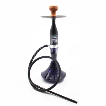 Arab Craniu Narghilea Set Mare de Fum Sticlă Oală cu un Singur tub de Narghilea Narguile Complet Shisha Țeavă Cu Accesorii de Fumat Imagine 0