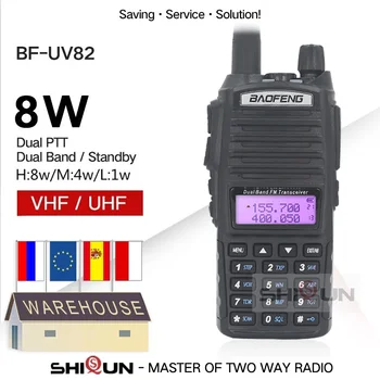 BaoFeng Ham Radio UV-82 5W/8W Opțional Walkie Talkie DMR Radio UV 82 10 KM Dual ASV 82HP UV-9R GT-3TP UV-5R UV 16 10R de Mare Putere