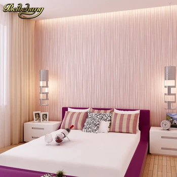 beibehang Modern, simplu wallpaper pink stripe classic roz de hârtie de perete cu dungi non-țesute tapet roz papel de parede