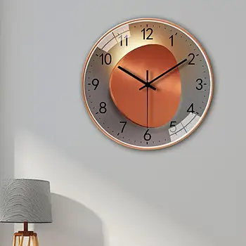 Ceas de perete Model de Frunze Cameră Ceas Anti-ceață Suprafață Oglindă Acasă Ceas