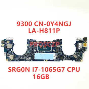 CN-0Y4GNJ 0Y4GNJ Y4GNJ Pentru Dell XPS 9300 Laptop Placa de baza LA-H811P Cu SRG0N I7-1065G7 CPU 16GB 100% Testate Complet de Lucru Bine
