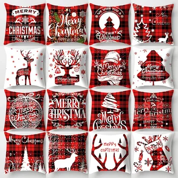 Crăciun fericit Canapea Pernă Decoratiuni de Craciun pentru Casa Ornamente de Crăciun 2022 Navidad Consumabile Partid Noel Pernele de Acoperire Imagine 0