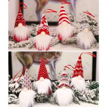 Crăciun Gnomi De Pluș Păpușă Santa Xmas Gonk Pitic, Elf Decorare Cadouri, Ornamente De Crăciun 2022 Novedades Adornos Imagine 0