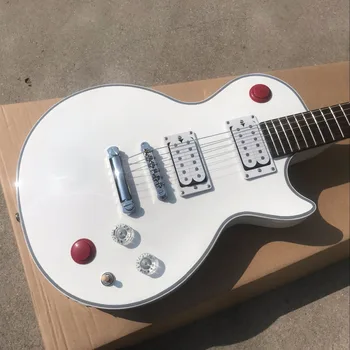 Custom Shop Întrerupător Prostănac stil chitara cu 24 de Freturi de Chitara Electrica, culoare Alb Alpin Guitarra