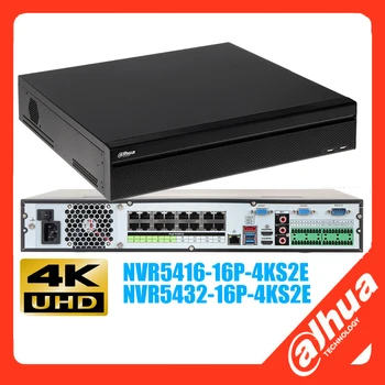 dahua mutil limba ai fata NVR NVR5432-16P-4KS2E DH-NVR5416-16P-4KS2E 16POE porturi 4K H. 265 NVR Recorder Video de Rețea