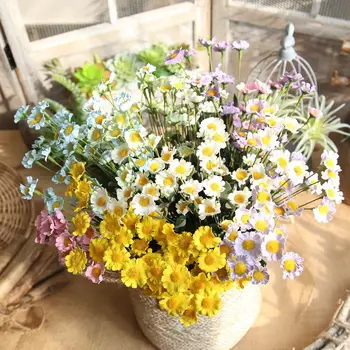 Daisy Buchet de Flori de Simulare Plante Fals flori Margarete Flori pentru Acasă Decor Nunta Flores Accesorii