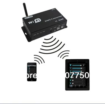 DC 12V Wifi dmx converter controler WIfi310 modelul folosit pentru Iphone și Ipad control dmx rgb led lumini