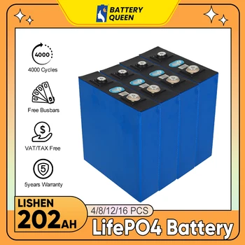 De Brand Nou LS202 3.2 V Nominală Reîncărcabilă Baterie Lifepo4 Pachet 4/8/12/16PCS Banca de Putere Pentru EV Bărci de Stocare a energiei Solare Tax Free Imagine 0