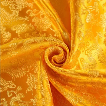 De înaltă Calitate, galben Metalizat Jacquard Tesatura Brocart,3D jacquard fire vopsite tesatura de îmbrăcăminte,lenjerie de pat,sac,cortina
