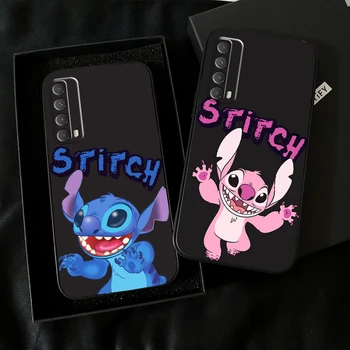 Desene animate Disney Stitch Cazul în care Telefonul Pentru Huawei Honor 7A 7X 8 8X 8C 9 V9 9A 9X 9 Lite 9X Lite Funda Capac de Silicon Silicon Lichid Imagine 0