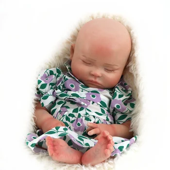 Design realist Renăscut Papusa 18inch Copilul Păpuși Reborn Silicon Baby Papusa Drăguț Nou-născut Manual