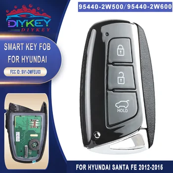 DIYKEY 95440-2W500 95440-2W600 433MHz ID46 la Distanță Cheie Fob 3 Buton pentru 2012 2013 2014 2015 Hyundai Santa Fe VS1-DMFEU03