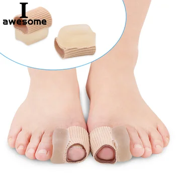 Elastic din Silicon Gel Hallux Valgu Tampoane pentru Degetele de la picioare Separator Picioare Bataturi Picior Durerii Tampoane de Bătătură se Suprapun Insertii Ortopedice