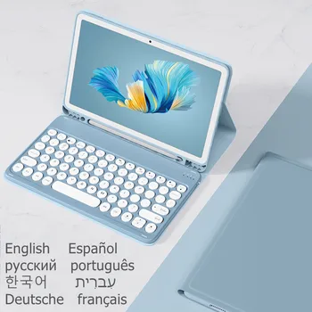 Engleză, arabă, spaniolă Tastatură pentru Samsung Galaxy Tab S6 Lite 10.4 2020 Caz de Tastatură SM-P610 P615 Acoperi Russian Keyboard Funda
