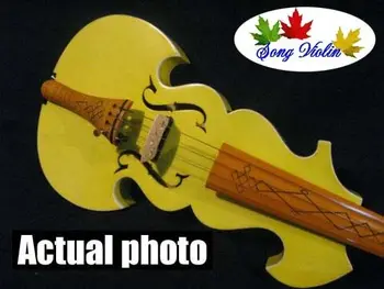 Excelent galben mai bun model electric 4/4 vioara +Acustice vioara