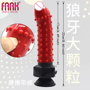 FAAK Dinti de Lup Vibrator G-spot Vaginale, Anale, Orale Manuală a Clitorisului Masaj sex Masculin Anal Plug Femeie Masturbari Anal Expander Magazin