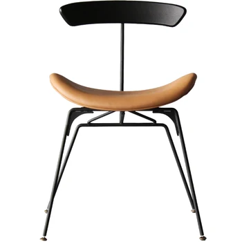 Fier Nordic net red scaun simplu acasă stil industrial scaun de luat masa designer creativ ant de agrement scaun