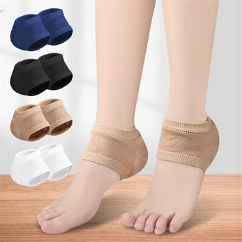 Gel Toc Protector Ciorap pentru Ingrijirea picioarelor Moisturing Anti-Cracare Insertii Maneca Relief Fasciita Plantara Reduce Durerea Toc Presiune Imagine 0