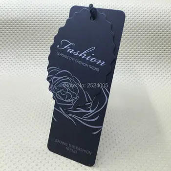 haine personalizate trandafirul negru mat hârtie tipărite tag/pret marcare/îmbrăcăminte de imprimat etichete/carton tag-ul/logo-ul de brand 1000 buc o mulțime