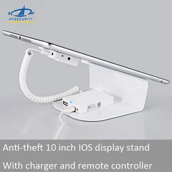 [ HFSECURITY ] 10 Inch, IOS Tampon de Alarmă Anti-Furt de Afișare Stand cu Mini Incarcator de Control de la Distanță Încuietori pentru Pad Display Stand