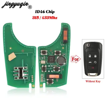jingyuqin 5 Butoane Pentru Chevrolet se Potrivesc Opel, Buick Flip Smart Remote Cheie de Masina Circuit 315/433Mhz ID46 Chip FOB Imagine 0