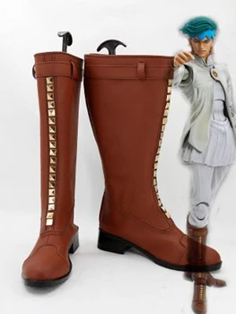 JOJO Rohan Kishibe Cosplay Cizme Pantofi Barbati Cosplay Costum Petrecere Pantofi Custom Made Cizme Imagine 0