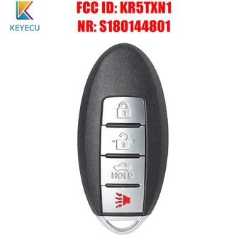 KEYECU S180144801 pentru Nissan Altima-Versa 2019 2020 Keyless Go Smart Cheie de la Distanță 4 Buton 433,92 MHz cu 4A Chip FCC ID: KR5TXN1