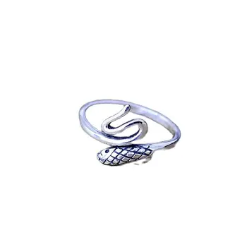 KJJEAXCMY bijuterii fine S925 gros de bijuterii de argint simplu delicat șarpe mic de deschidere inel stil nou